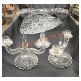 Banana bowl and candle holders