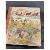 1892 antique book (around the world through