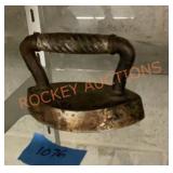 Vintage small metal iron