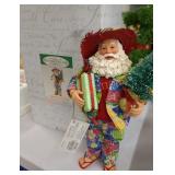 Vintage Dept. 56 Clothtique beach bells Santa
