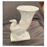 Vintage, bald eagle, mid century vase