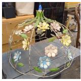 Vintage mid-century French style metal light shade