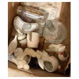 Miscellaneous glassware box lot