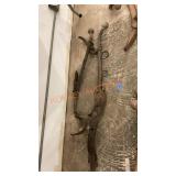 Antique metal horse harness