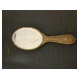 Vintage hand vanity mirror