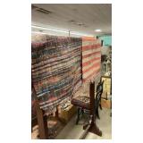 Antique rag runner rugs approximately 57 inches