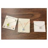 Sterling silver necklace lot