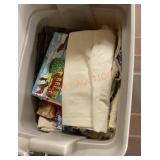 Miscellaneous fabric in Linen tote lot