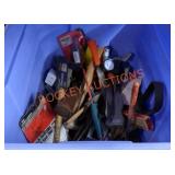 Miscellaneous tote with tools lot
