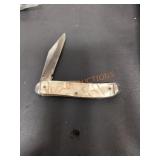 Vintage mother of pearl pocket watch