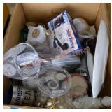 Miscellaneous glassware and other box lot