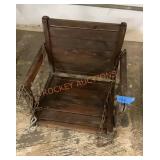 Antique gym dandy Childs, folding swing