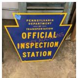 Metal two-sided Pennsylvania department of