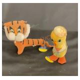 Vintage 1960s Dakin Tybalt Tiger and mariner duck