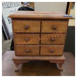 Vintage wooden jewelry box