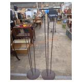 41in and 39in tall plant stands