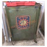Service equipment. Metal mobile garage cabinet