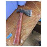 Wooden handled ax