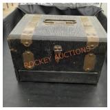 Antique jewelry box with contents