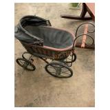 Victorian style doll carriage
