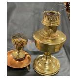 Vintage hurricane lamp