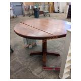 42in round drop leaf table