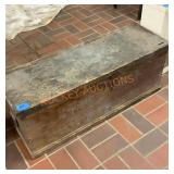 Vintage wooden chest