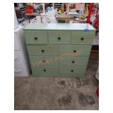 36-in x 13-in x 33 in wooden dresser