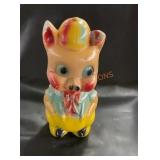 Vintage, chalkware piggy bank