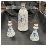 Vintage candlestick holders set