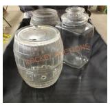 Large glass container lot