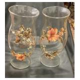 Hurricane lamp glass tops