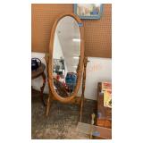 Vintage standing floor mirror