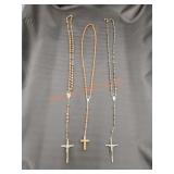Rosary bead necklaces