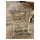 Vintage wicker stand