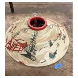 Vintage tin Christmas tree stand