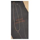 Sterling silver necklaces stamped 925 Italy