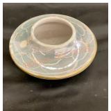 Italy made pottery, low vase