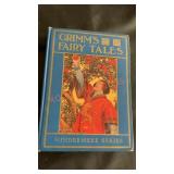 Antique book, Grimms fairytales copyright, 1913