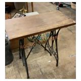 Antique white sewing table
