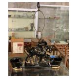 Vintage genuine, howell China 22 karat gold