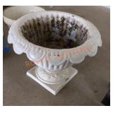 Approx. 14 in metal planter