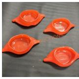 Vintage glass bake for piece crab dishes
