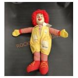 Vintage Ronald McDonald plush doll