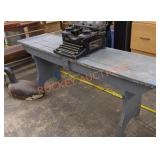 5 foot by 15 in wooden bench