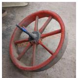 Antique 20-in round wheel