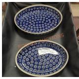 Vintage Boleslawiec Polish pottery dishes
