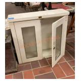 Vintage metal wall cabinet