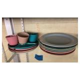 Vintage Sterilite and booton dishes