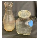 Antique juice bottles